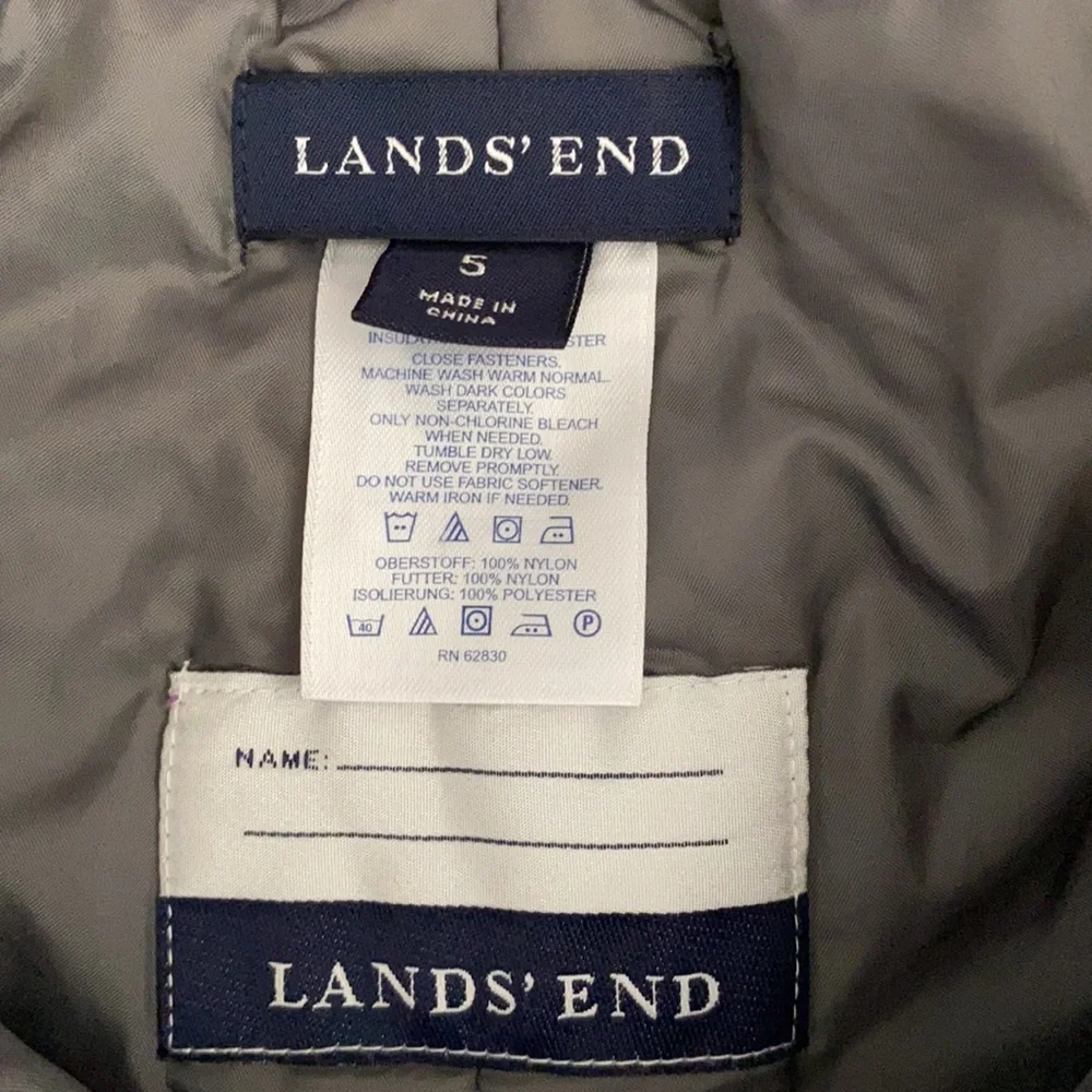 Lands’ End | Snow Ski Snowboard Waterproof Nylon Insulated Pants Purple (5)